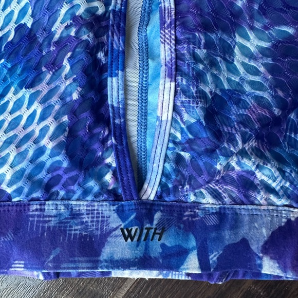 Peloton Blue Moves high neck bra size M - Picture 3 of 5